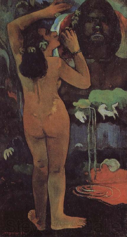 Paul Gauguin The moon and the earth Norge oil painting art